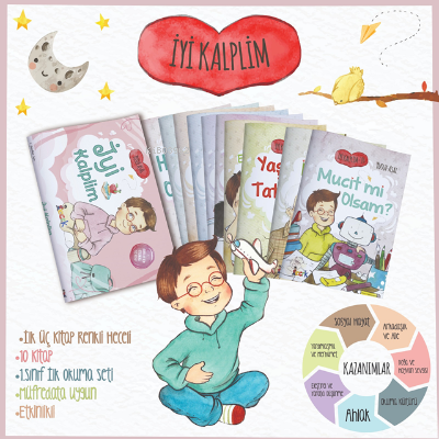 İyi Kalplim 10 Kitap Takım Yusuf Asal