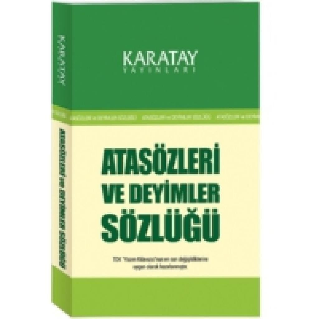 Karatay Atasözler Ve Deyimler Sözlüğü 2.Hm Krt.KapakKaratay Atasözler Ve Deyimler Sözlüğü 2.Hm Krt.Kapak - Kirtasiyem.netAtasözleri Ve Deyimler Sözlüğü