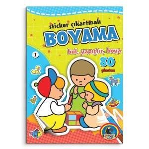 Karatay Sticker Çıkartmalı Bul-Yapıştır-Boya - 80 Syf.Karatay Sticker Çıkartmalı Bul-Yapıştır-Boya - 80 Syf. - Kirtasiyem.netBoyama Kitapları