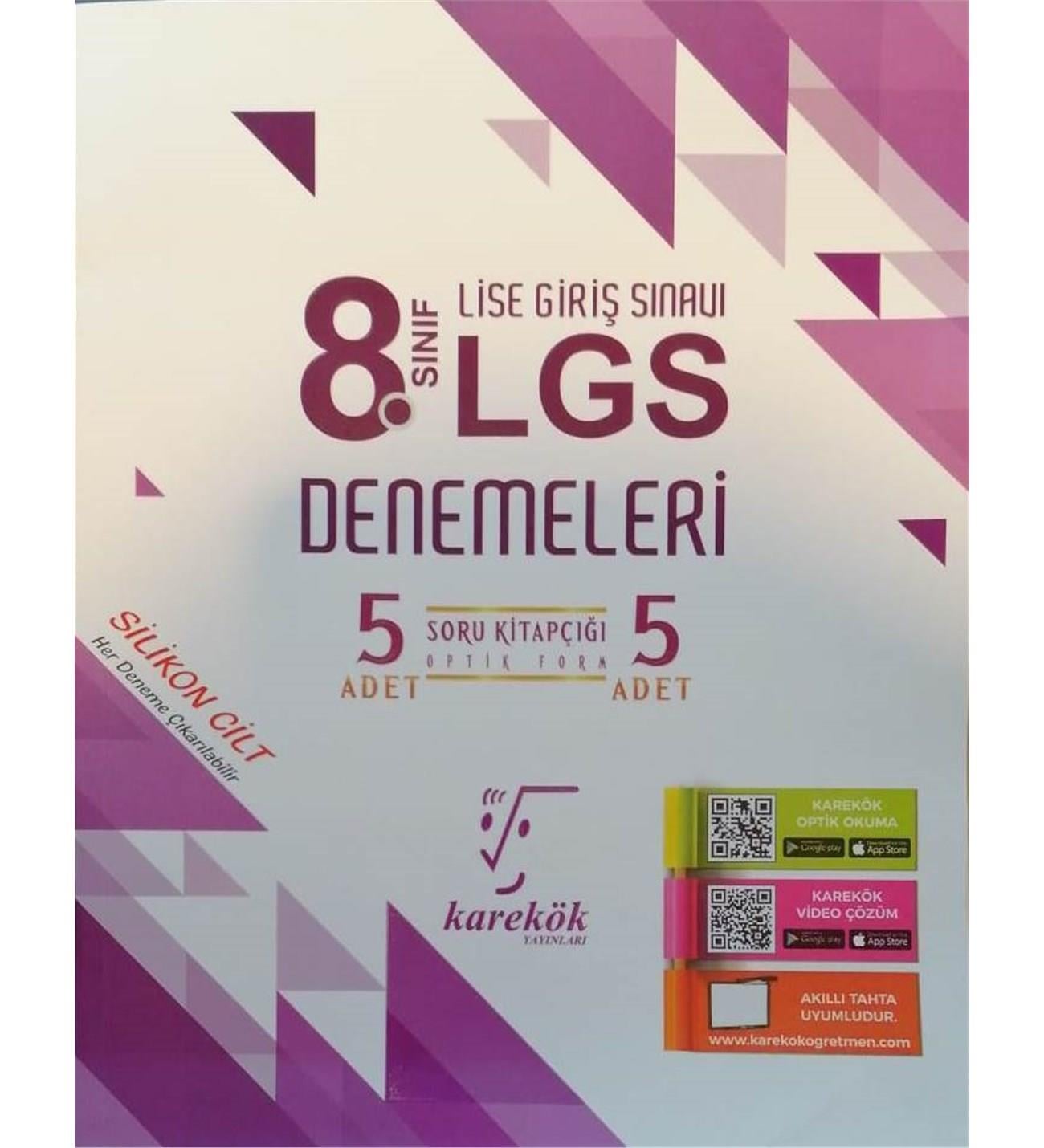 Karekök 8. Sınıf LGS 5 li Denemeleri Karekök 8. Sınıf LGS 5 li Denemeleri  - Kirtasiyem.netLGS HAZIRLIK	