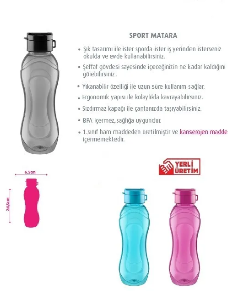 Kçk Relaxion Lüks Sport Matara 700 Ml No: 430