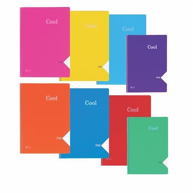 Keskin Cool Plastik Kapak Spiralli Defter  A4 60 Yaprak KareliKeskin Cool Plastik Kapak Spiralli Defter  A4 60 Yaprak Kareli - Kirtasiyem.netSpiralli Plastik Kapak Defterler