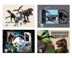 Keskin Jurassic World 35X50 15 Yp. Spiralli Resim DefteriSert Kapak Defterler