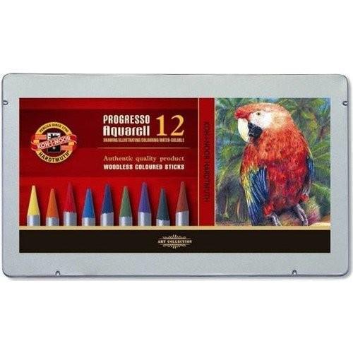 Kohinoor Set Of Woodless Aquarell Coloured Pencils 8782 12         --8782-012001PLKohinoor Set Of Woodless Aquarell Coloured Pencils 8782 12         --8782-012001PL - Kırtasiyem.netKuru Boyalar