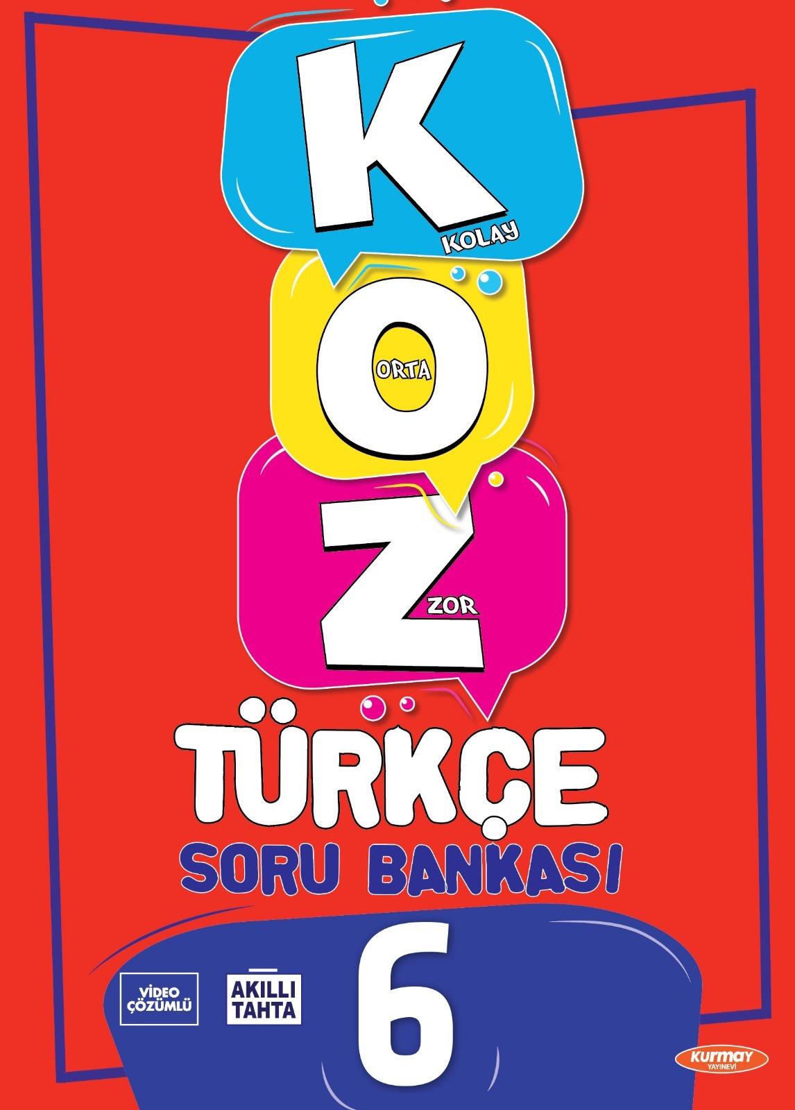 Koz 6. Sınıf Türkçe Soru Bankası Koz 6. Sınıf Türkçe Soru Bankası  - Kirtasiyem.net6.Sınıf