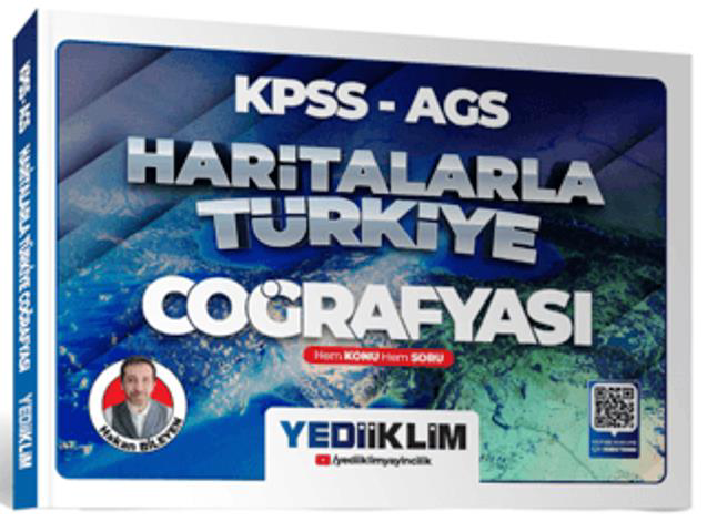 KPSS AGS Haritalarla Türkiye Coğrafyası Hem Konu Hem Soru 2026Diğer Kırtasiye Ürünleri