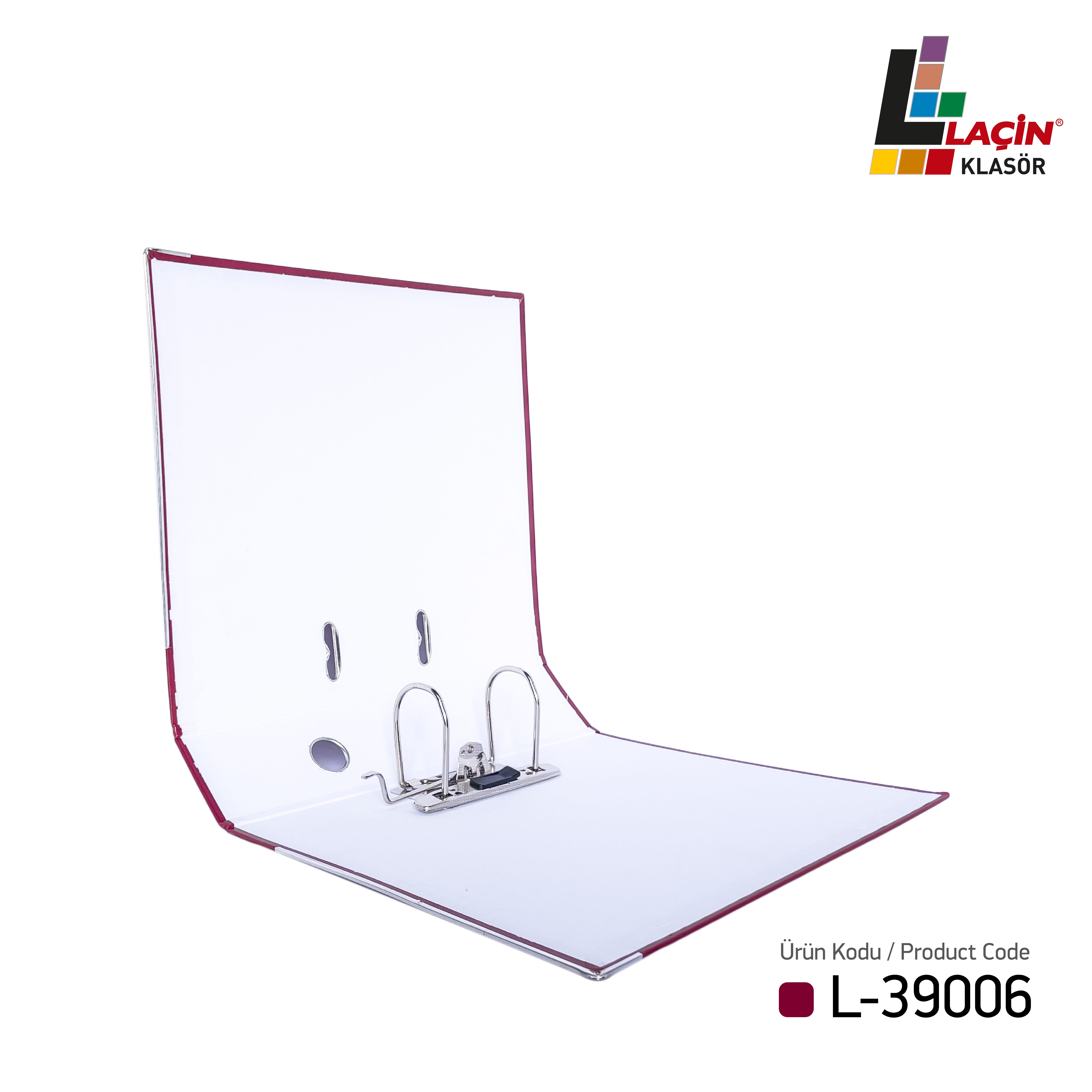 Laçin Geniş Büro Klasörü Bordo (1 Koli 24 Adet )