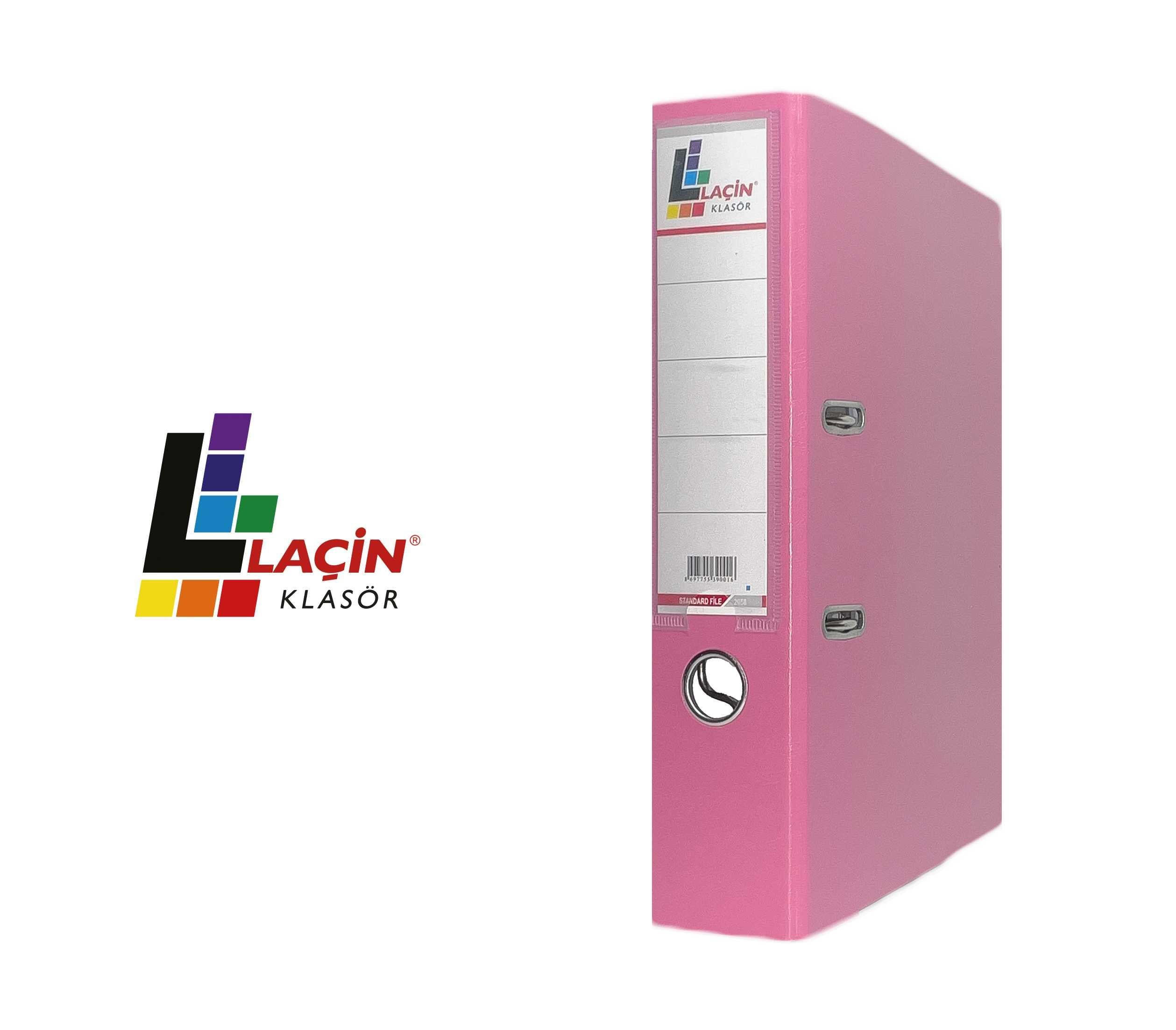 Laçin Geniş Büro Klasörü Pembe Laçin Klasör Pembe Geniş - Kirtasiyem.netBüro Klasörleri