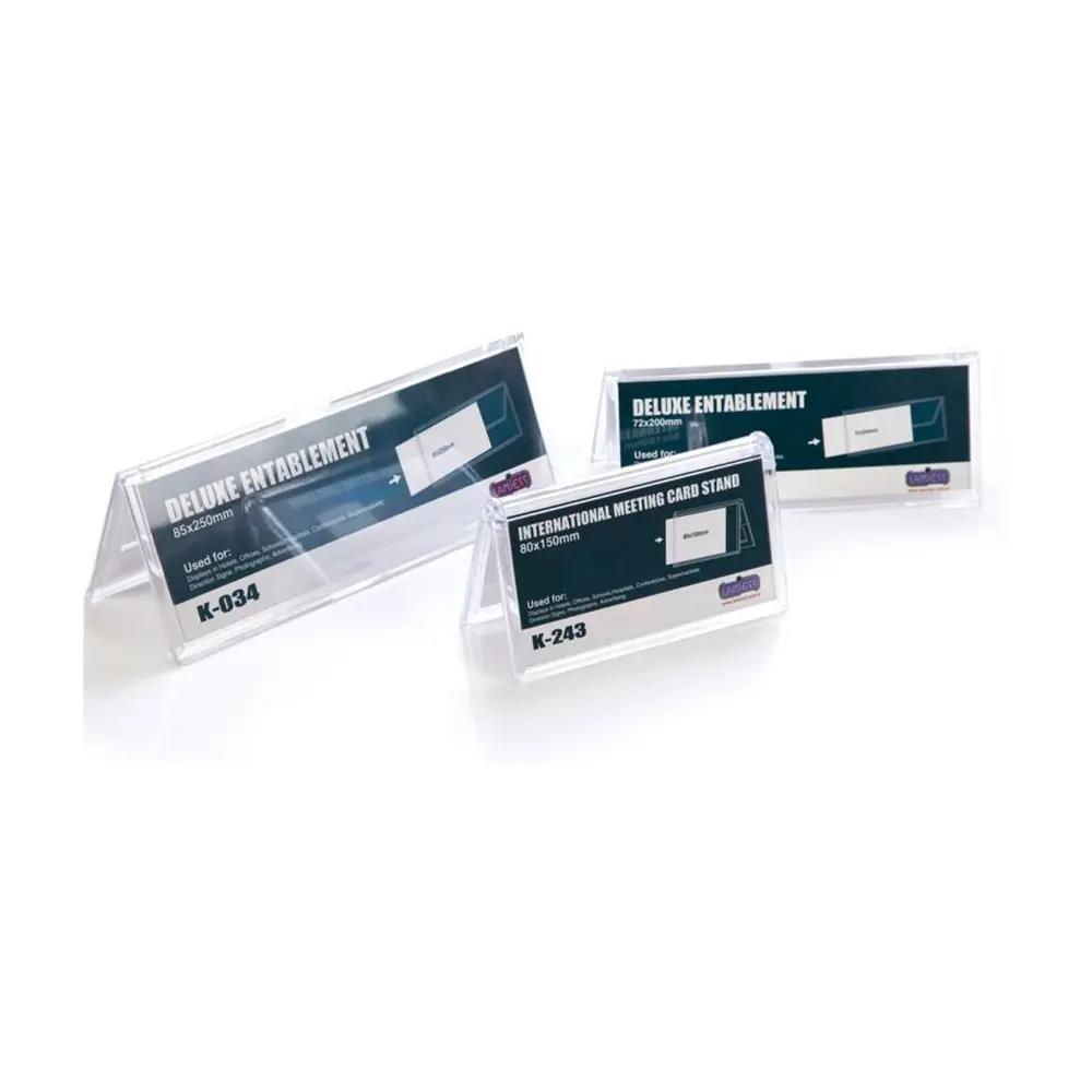 Lamiess Masa Üstü İsimlik K-032 Yatay 72X150 Mm.