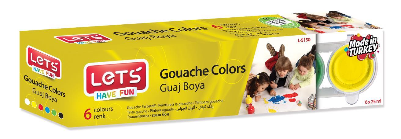 Lets Guaj Boya 25 Ml 6 Renk L-5150