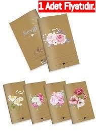 Lilamor Harf Defter Kraf 9x16 44 Syf._100Lilamor Harf Defter Kraf 100 Lü *25 - Kirtasiyem.netKraft Defterler