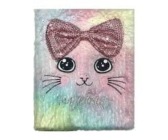 Lilamor Pelüş Defter 15X21 (6 Farklı Model)(1 Adet)_12Hatıra Defterleri