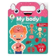 Lino Tekrar Tekrar Kullanılabilen İlk Sticker Kitabım My Body Ls-500Aktivite Kitapları