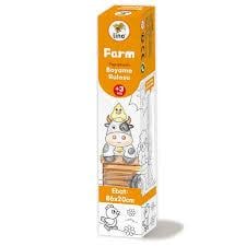 Lino Yapışkanlı Boyama Rulosu Farm 86X20 Cm8.Sınıf