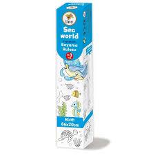 Lino Yapışkanlı Boyama Rulosu Sea World 86X20 Cm8.Sınıf