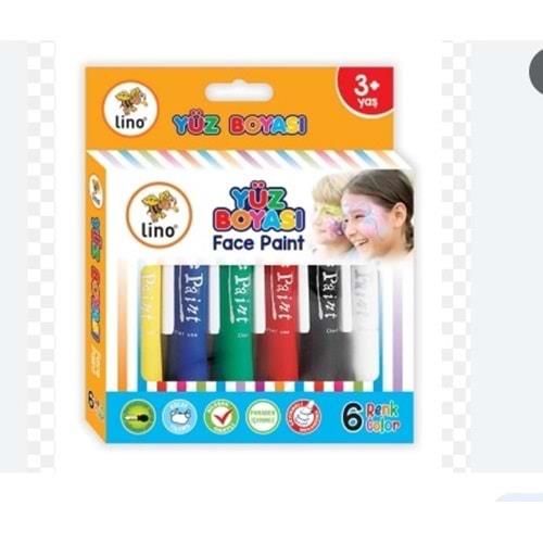 Lino Yüz Boyası 6'Lı LN-901Lino Yüz Boyası 6'Lı LN-901 - Kırtasiyem.netYüz Boyaları