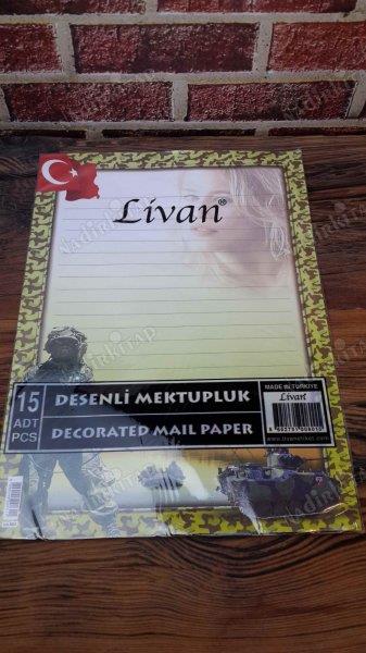 Livan Mektupluk Desenli 15 Li PaketLivan Mektupluk Desenli 15 Li Paket - Kirtasiyem.netMektup Zarfı