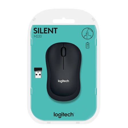 Logitech M220 Sılent Mouse Charcoal (Siyah) 910-004878  Mouse