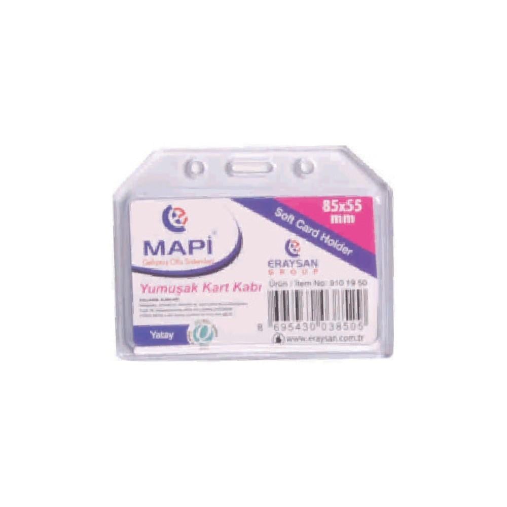Mapi Yumuşak Kart Kabı 90X54 Mm Yatay İthal_50   (1 ADET)Mapi Yumuşak Kart Kabı 90X54 Mm Yatay İthal*50 - Kirtasiyem.netYaka Kartları Ve Ehliyet Kabları