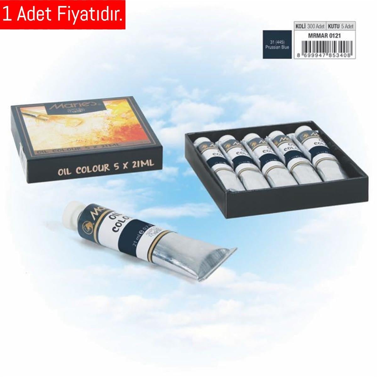 Maries Yağlı Boya 21 Ml E75-31 445 PRUSSİAN BLUE (1 Adet)Maries Yağlı Boya 21 Ml E75-31 445 PRUSSİAN BLUE - Kırtasiyem.netYağlı Boyalar