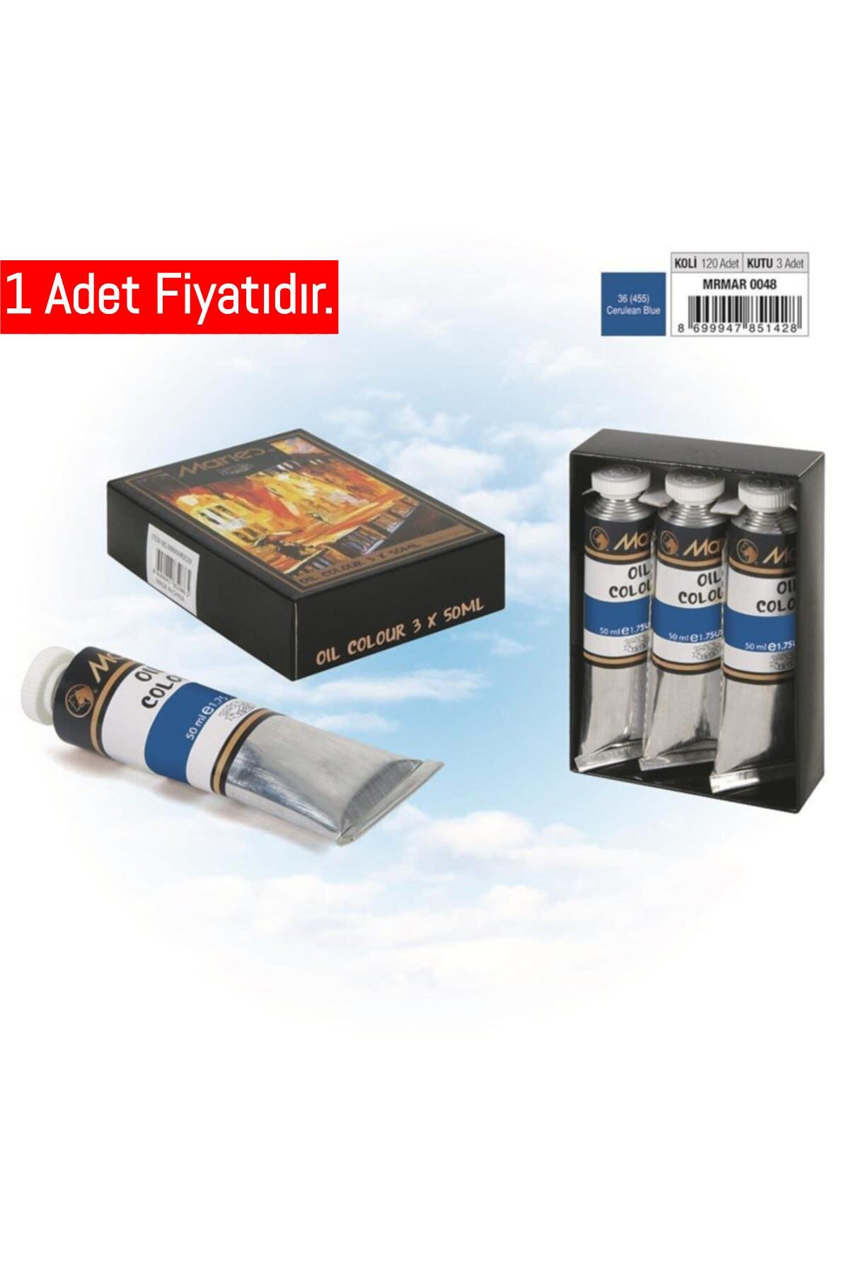Maries Yağlı Boya 50 Ml E1384-No:455 CERULEAN BLUE (1 Adet)Maries Yağlı Boya 50 Ml E1384-No:455 CERULEAN BLUE - Kırtasiyem.netYağlı Boyalar