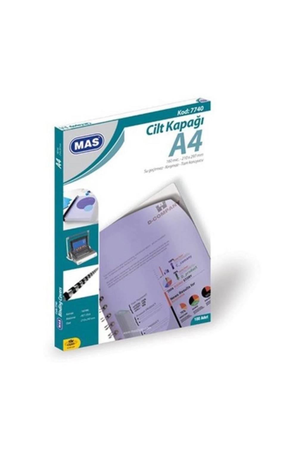 Mas Cilt Kapağı A4 160 Mic Yeşil 7740 **Özel** Mas Cilt Kapağı A4 160 Mic Yeşil 7740 **Özel**  - Kirtasiyem.netCilt Kapağı