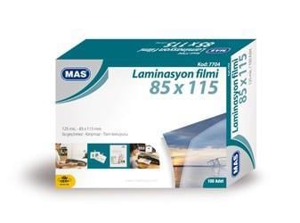 Mas Laminasyon Filmi 85X115 125 Mic 100 lü Paket 7704 Mas Laminasyon Filmi 85X115 125 Mic 100 lü Paket 7704  - Kirtasiyem.netLaminasyon Filmi