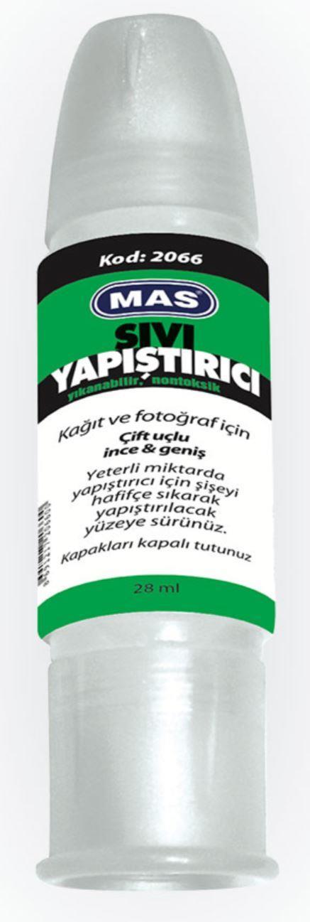 Mas Sıvı Yapıştırıcı Çift Uçlu 28 Ml 2066