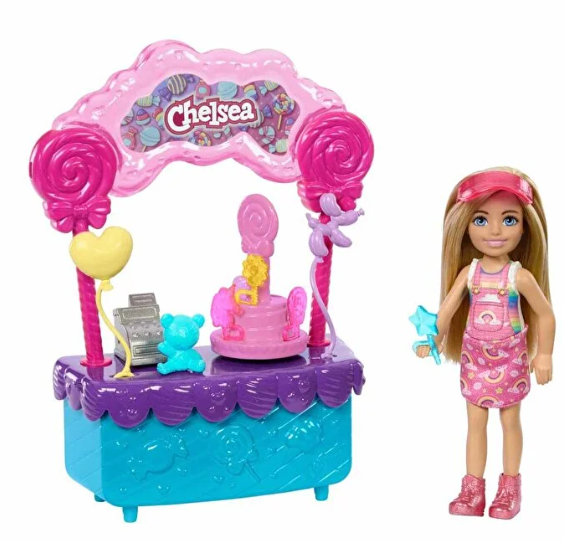 Mattel Barbie ChelseaNin Şeker Dükkanı Oyun Seti Mtl-Hrm07