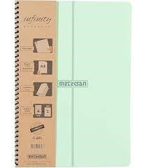 Meteksan A4 İnfinity 5 Konulu(4+1) Pastel Spr.Pp Kapak Ayraçlı Defter 150 Yaprak