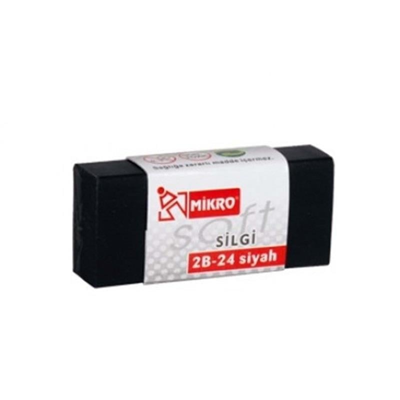 Mikro 2B-24Bl (Siyah) Soft SilgiMikro 2B-24Bl (Siyah) Soft Silgi - Kirtasiyem.netSilgiler