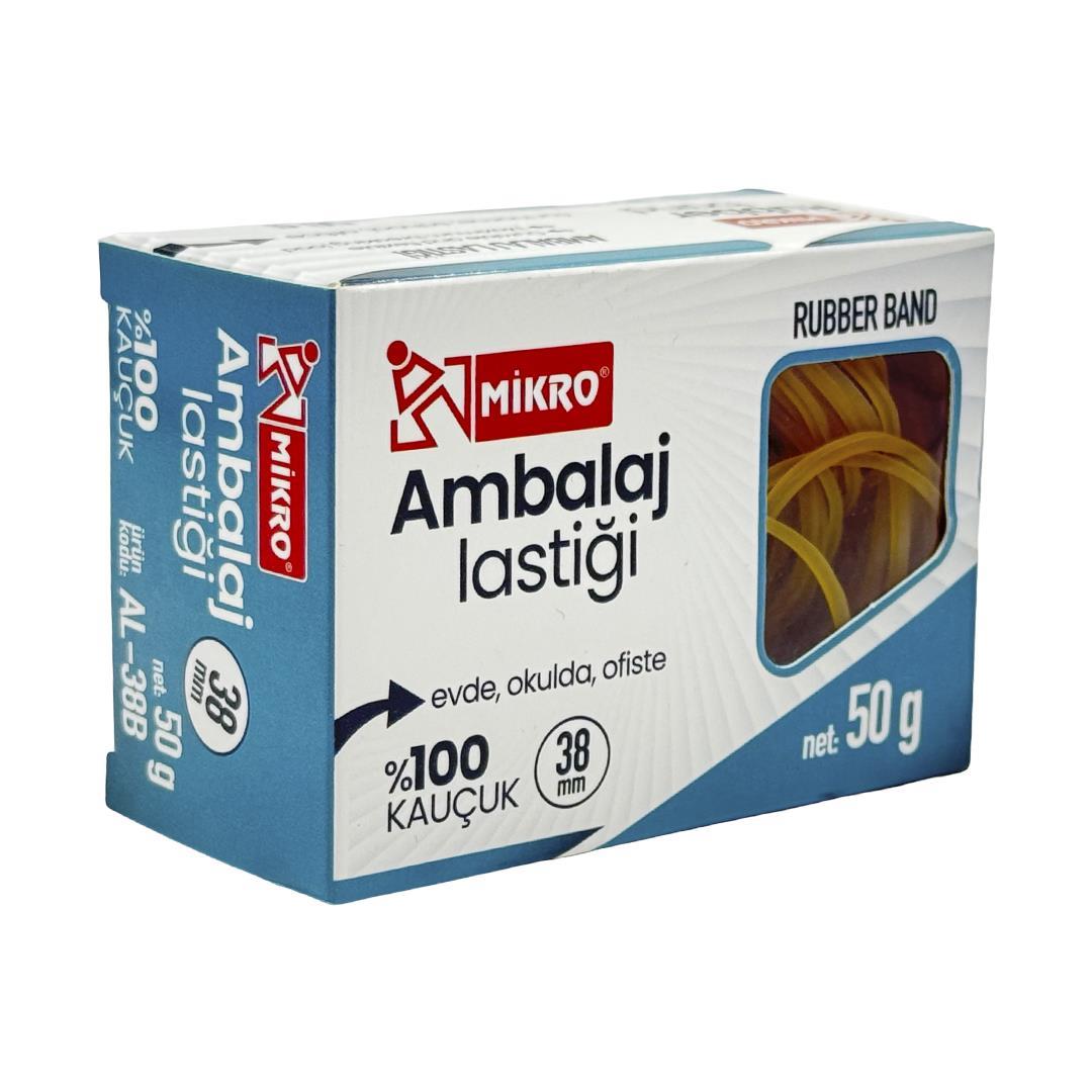 Mikro Al-38B Kauçuk Ambalaj Lastiği 38Mm - 50GAmbalaj Lastikleri