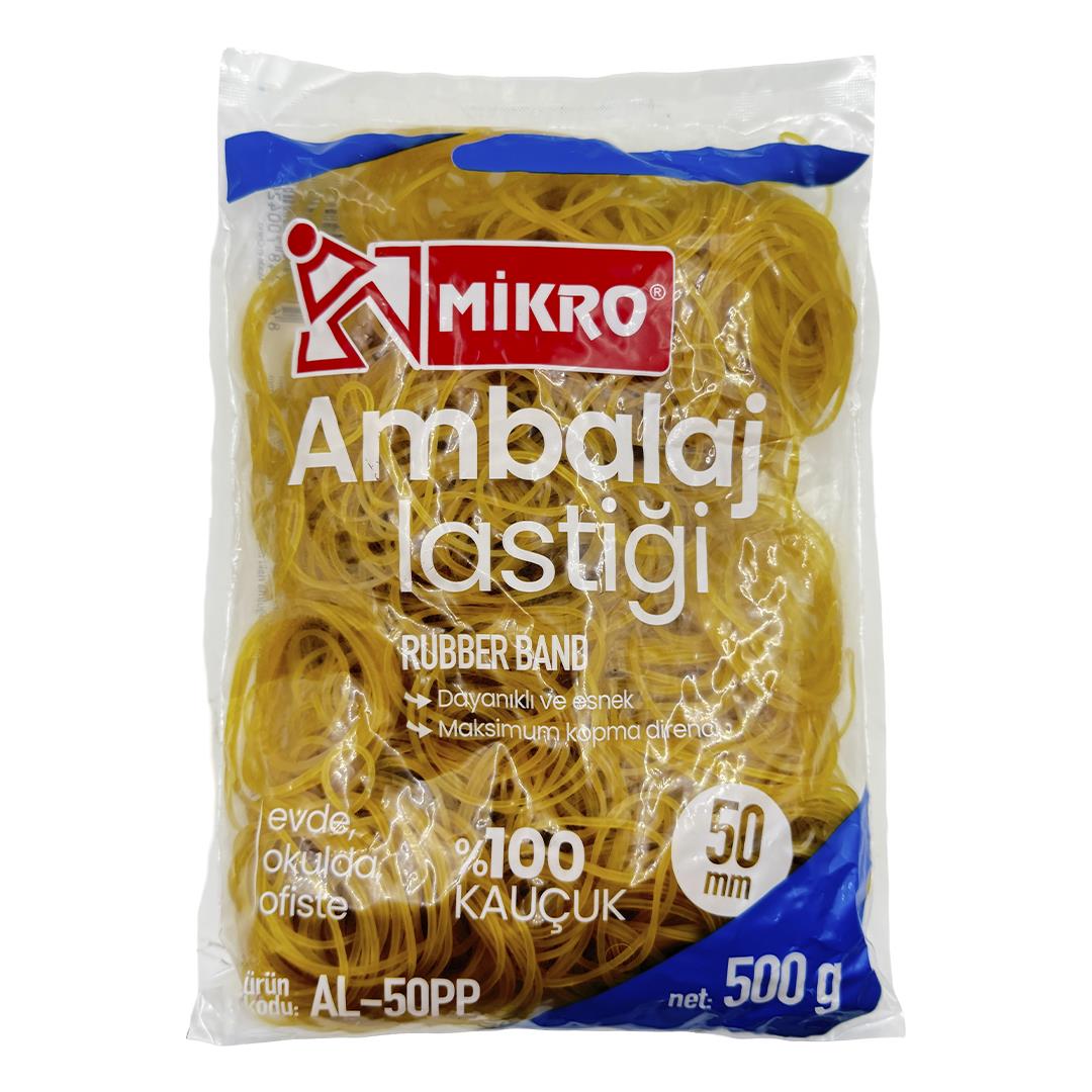 Mikro Al-50Pp Kauçuk Ambalaj Lastiği 50Mm - 500GAmbalaj Lastikleri
