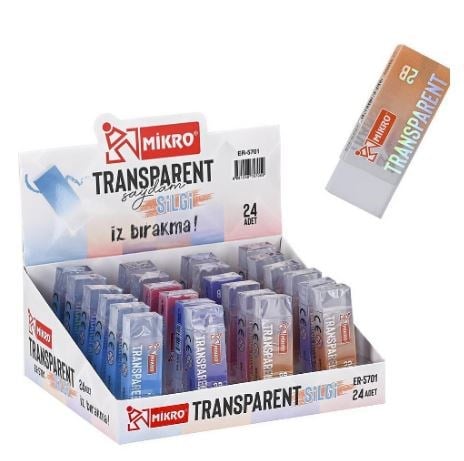 Mikro Er-5701 Transparent  Saydam Silgi_30Silgiler