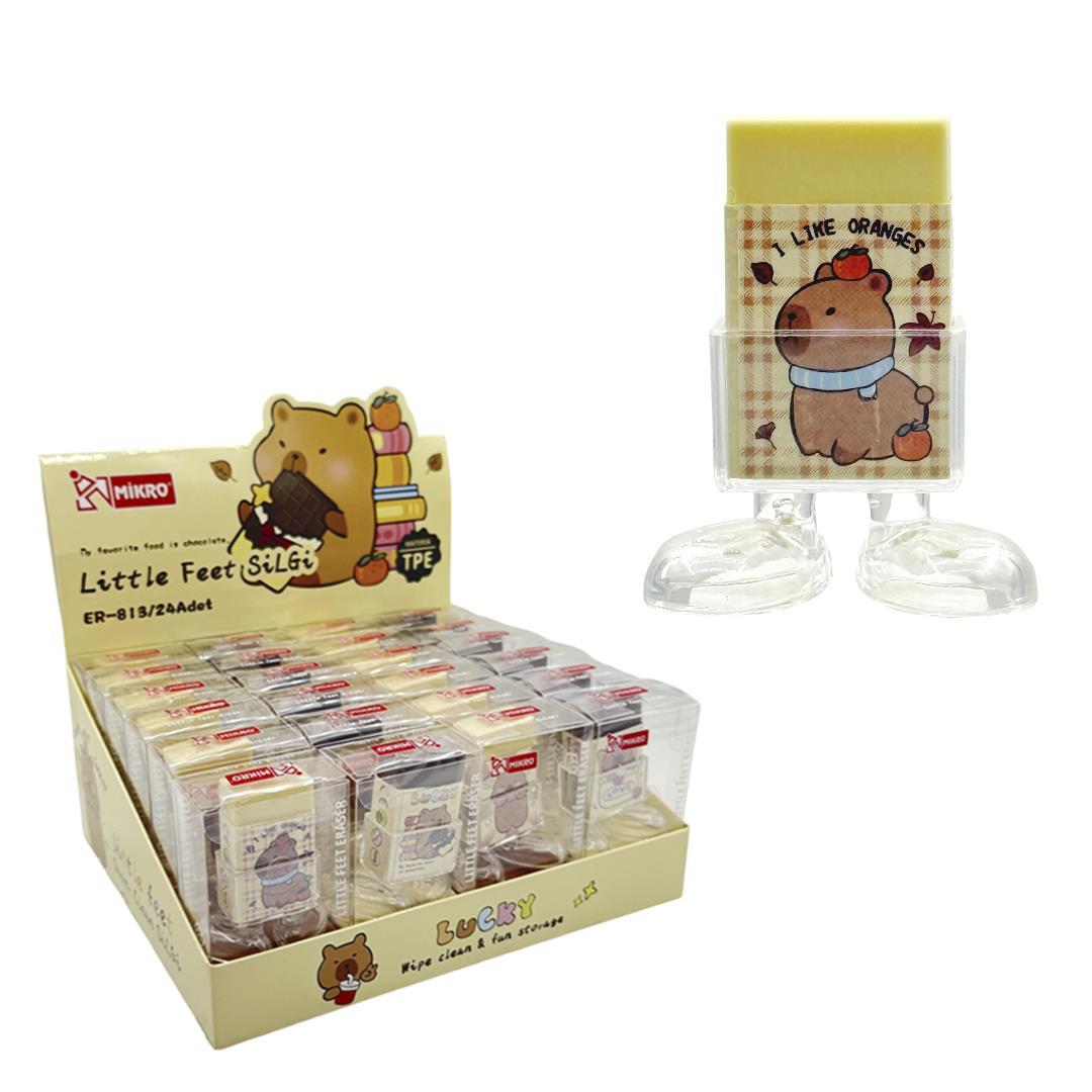Mikro Er-813 Lucky Bear Little Feet Silgi *24Silgiler