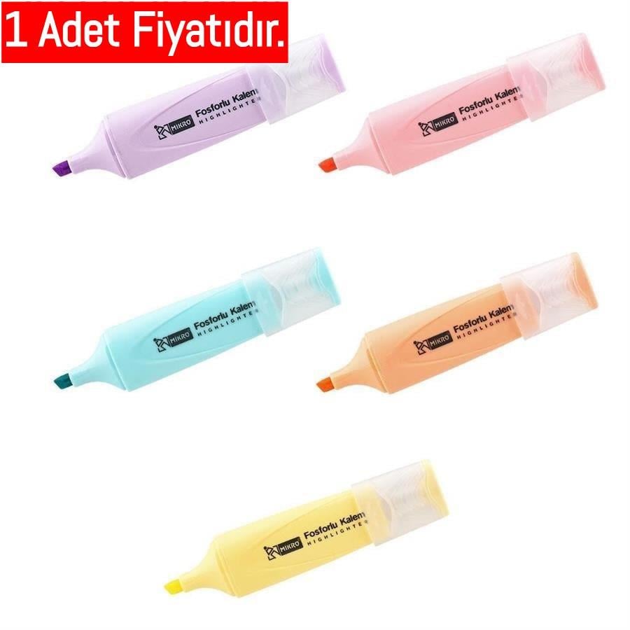 Mikro Fosforlu Kalem Renkli Mk-605P-36 (1 Adet)Mikro Fosforlu Kalem Renkli Mk-605P-36 - Kirtasiyem.netFosforlu Kalemler