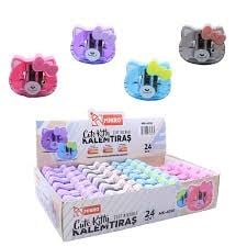 Mikro Mk-4050-24 Cute Kıtty Çift Bıçaklı KalemtraşKalemtraşlar