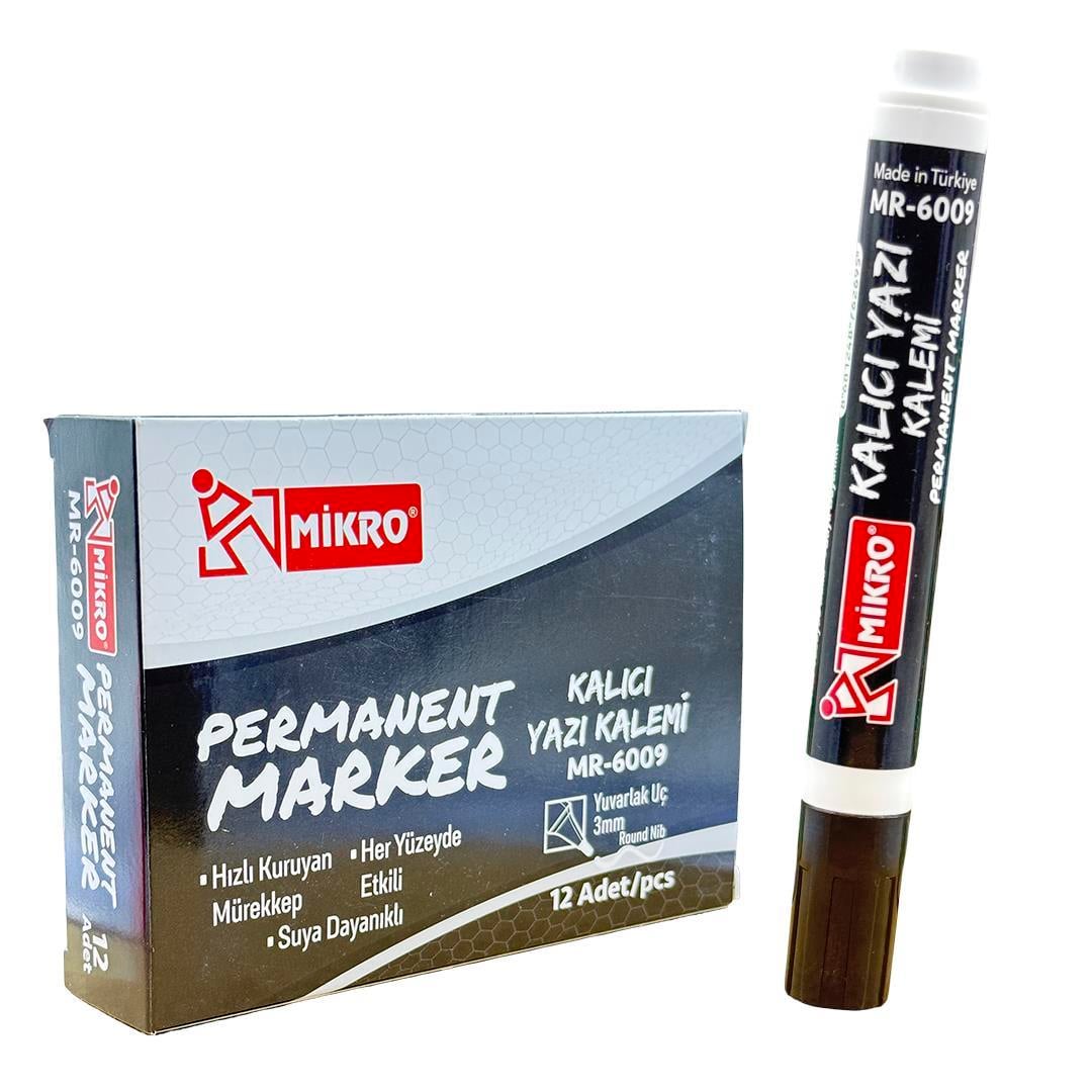 Mikro Mr-6009 Siyah Permanent MarkerMarkörler