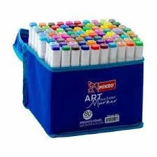 Mikro Nh-8429 174 Adetli Hıghlıghter Floral İşaretleme Kalemi 4X174Markörler