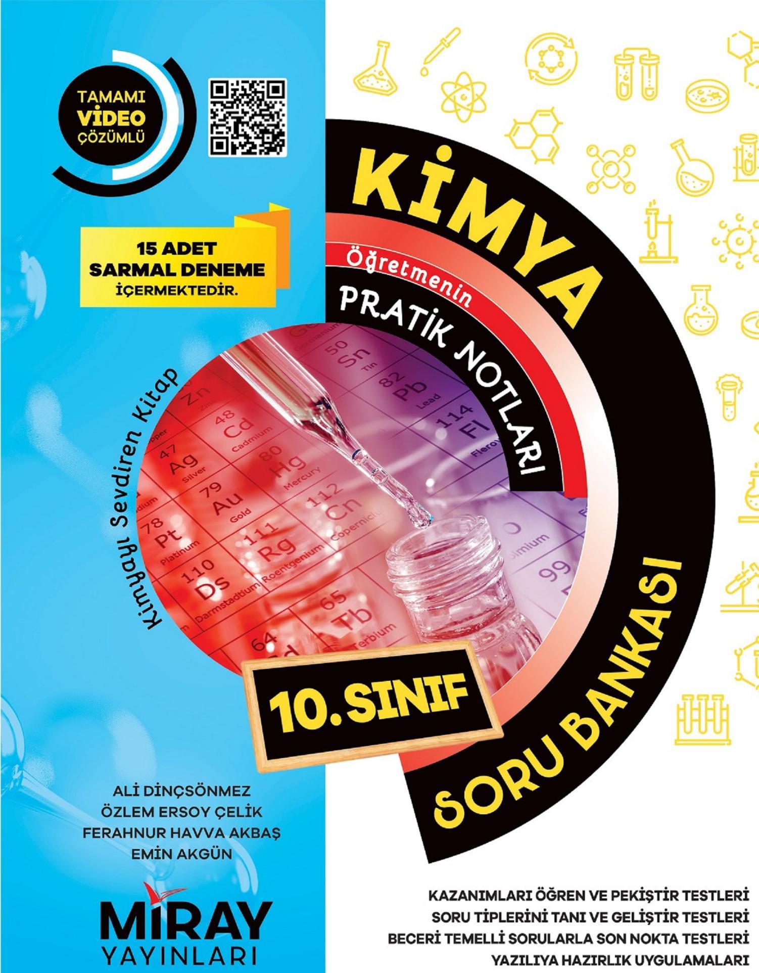 Miray 10. Sınıf Kimya Konu Özetli Soru BankasıMiray 10. Sınıf Kimya Konu Özetli Soru Bankası - Kirtasiyem.net10.Sınıf
