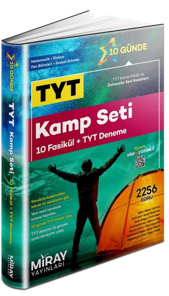 Miray TYT Kamp KitabıMiray TYT Kamp Kitabı - Kirtasiyem.netTYT