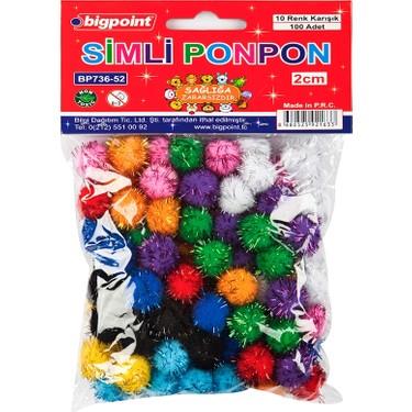 **Misyon Ponpon Simli 25 Mm 40 Lı MS-02Misyon Ponpon Simli 25 Mm 40 Lı MS-02 - Kirtasiyem.netPonponlar