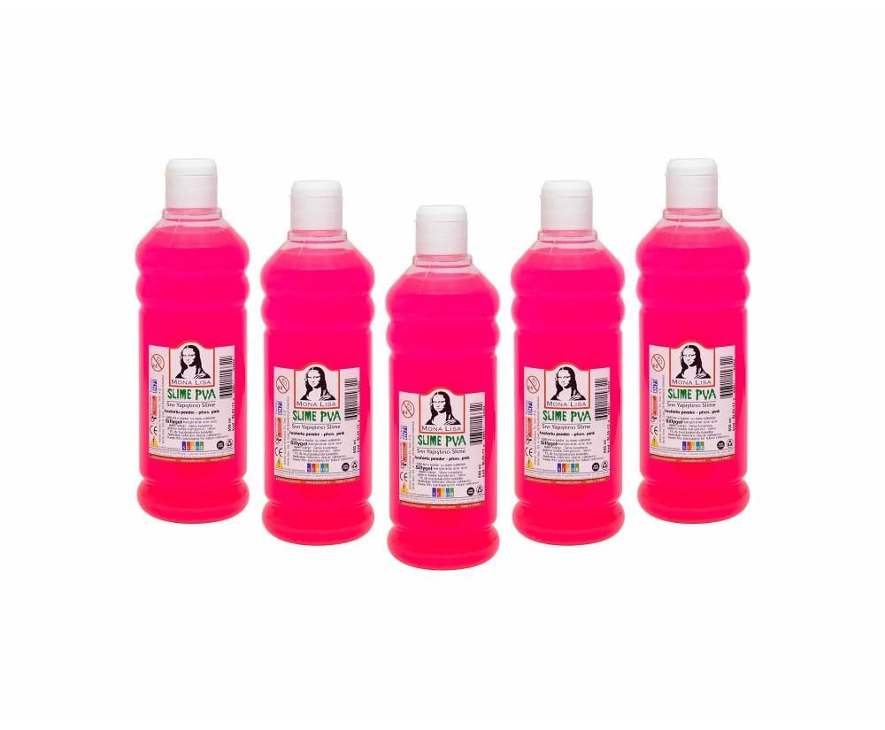 Monalisa Sıvı Slime 500 Ml Fosforlu Pembe        --SL05-12Südor Monalisa Sıvı Slime 500 ml Neon Pembe - Kirtasiyem NetSlime