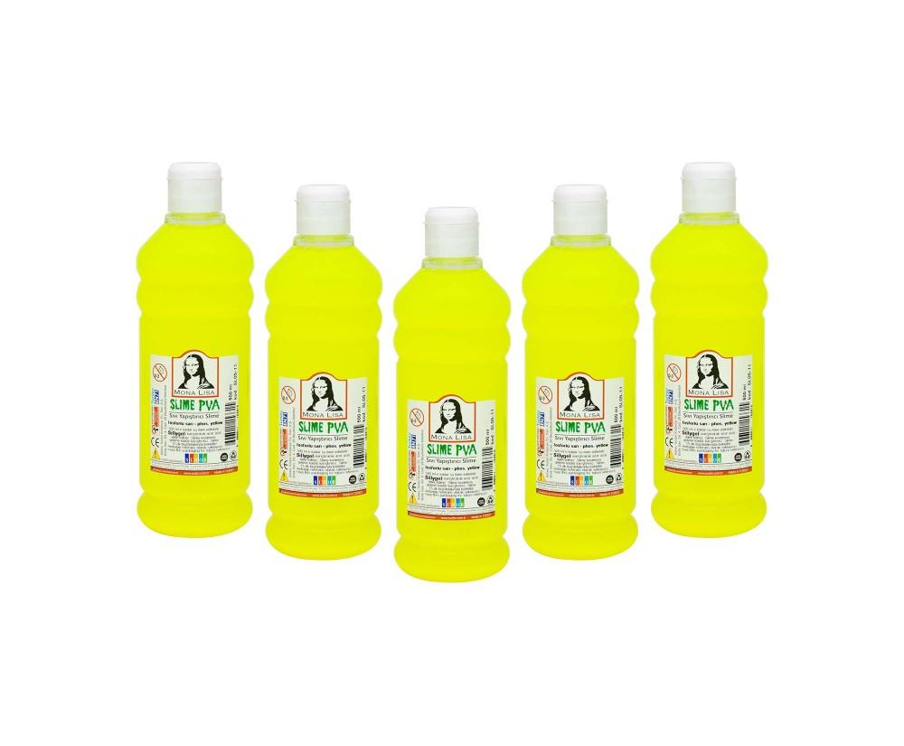 Monalisa Sıvı Slime 500 Ml Fosforlu Sarı        --SL05-11Südor Monalisa Sıvı Slime 500 ml Neon Sarı - Kirtasiyem NetSlime