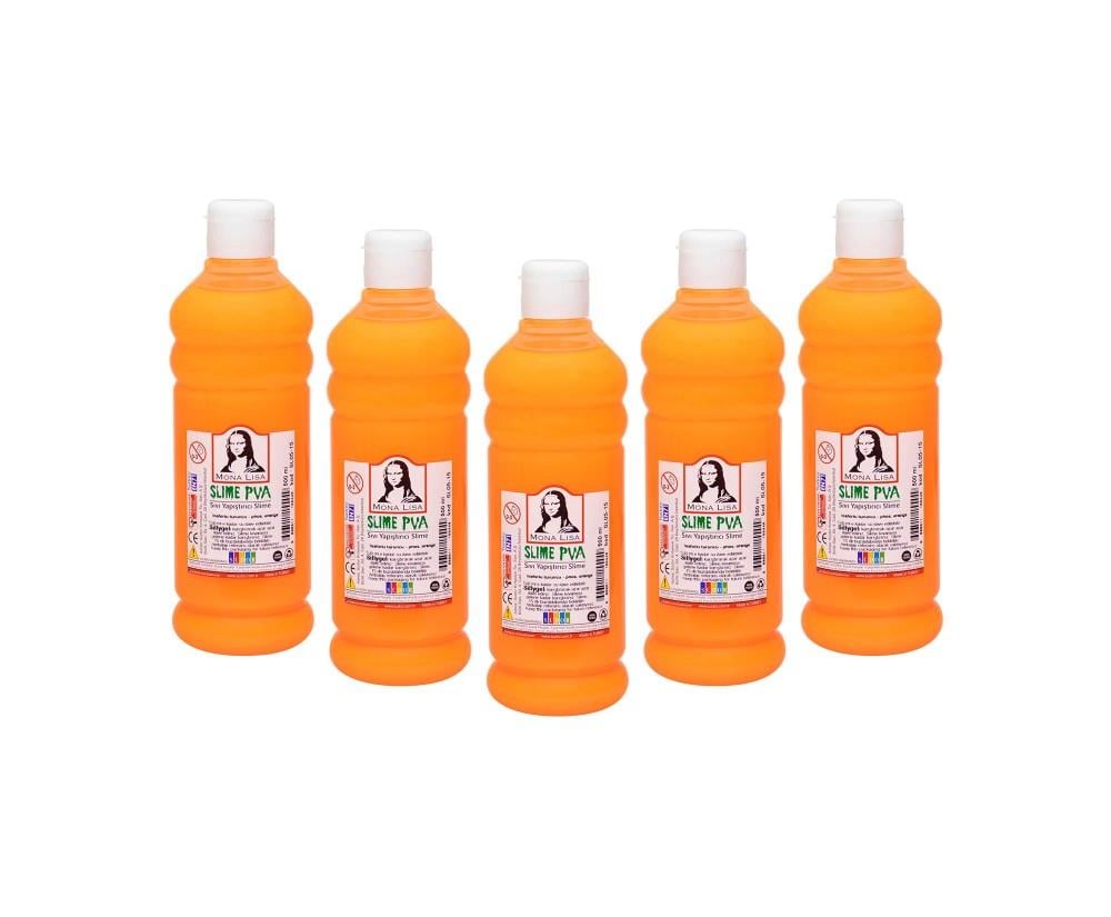 Monalisa Sıvı Slime 500 Ml Fosforlu Turuncu        --SL05-15Südor Monalisa Sıvı Slime 500 ml Neon Turuncu - Kirtasiyem NetSlime