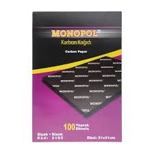 Monopol Karbon Kağıdı Siyah *3102Karbon Kağıdı