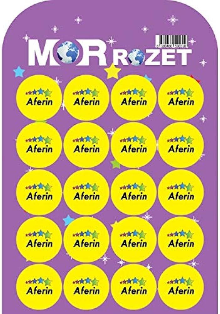 Mor Rozet  37 MmMor Rozet  37 Mm - Kirtasiyem NetRozet