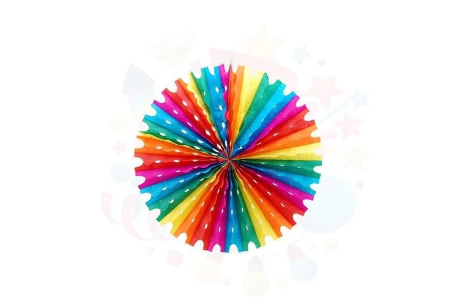Nedi Kağıt Yelpaze Süs Renkli 30 CmNedi Kağıt Yelpaze Süs Renkli 30 Cm - Kirtasiyem.netParti Malzemeleri