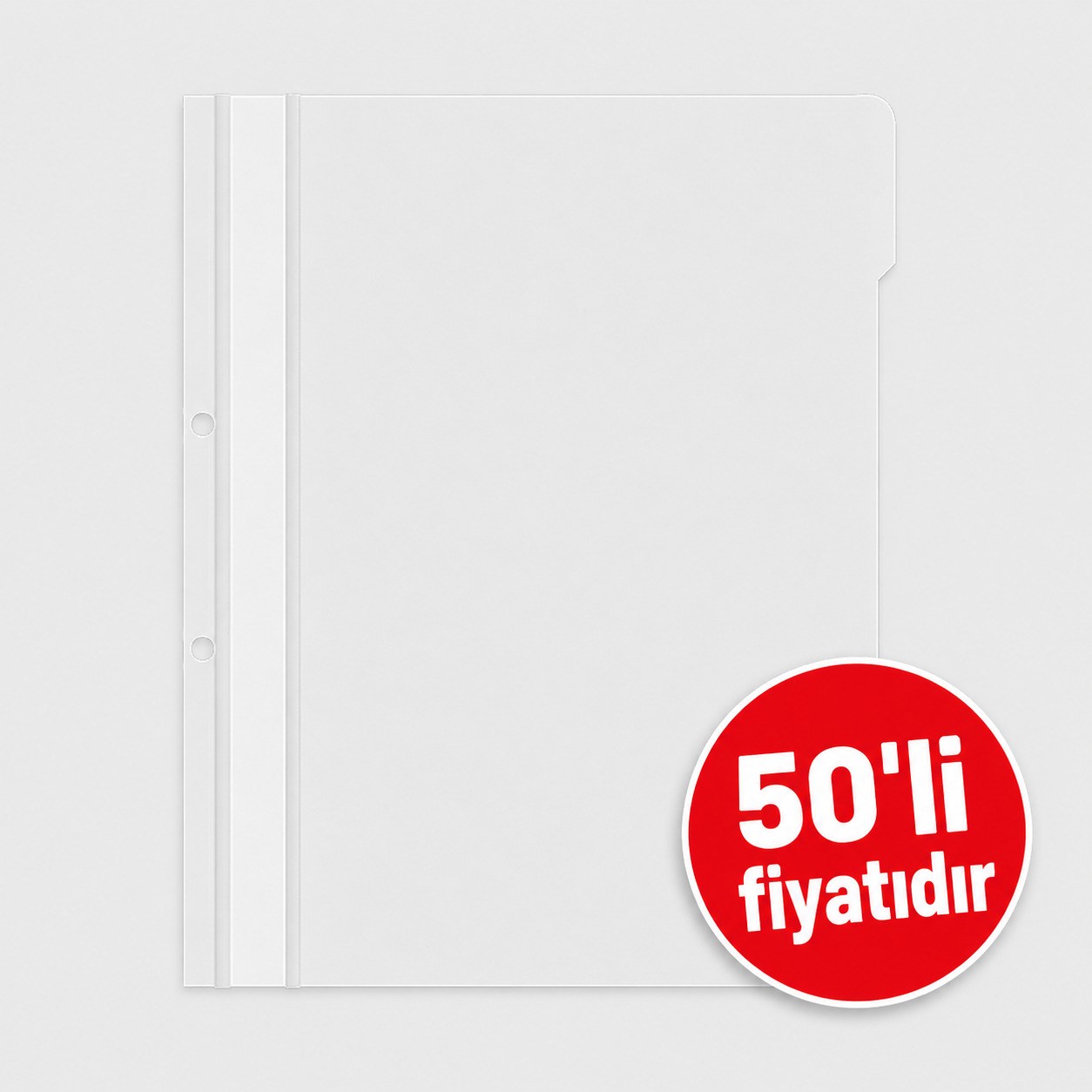 Noki Eco Telli Dosya Beyaz 50 Li