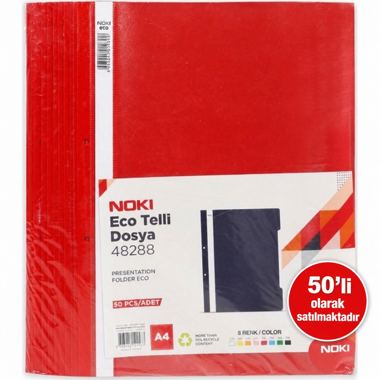 Noki Eco Telli Dosya Kırmızı 50 LiNoki Eco Telli Dosya Kırmızı 50 li - En Kaliteli Telli Dosyalar Ürünleri | Kırtasiyem.netTelli Dosyalar